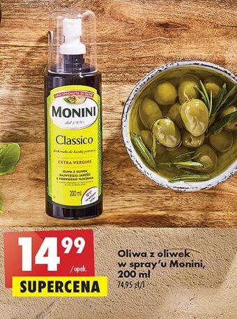 Biedronka Oliwa z oliwek extra virgine spray monini classico oferta