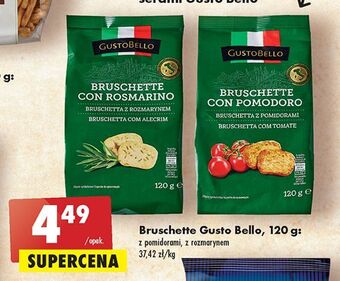 Biedronka Bruschette z pomidorami gustobello oferta