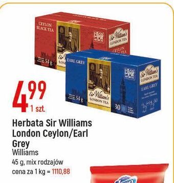 E.Leclerc Herbata earl grey sir william's tea oferta