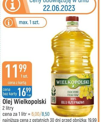 E.Leclerc Olej wielkopolski rzepakowy oferta