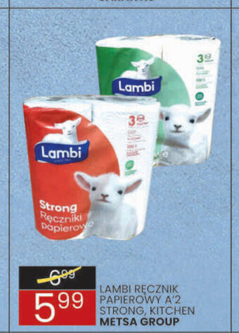 Wafelek Lambi ręcznik papierowy 2 rolki oferta