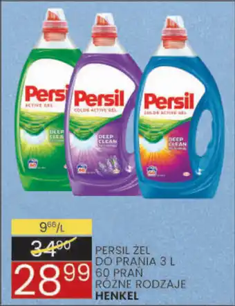 Wafelek Persil żel do prania 3l oferta