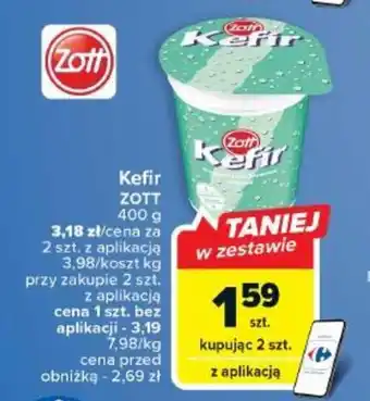 Carrefour Market Kefir ZOTT 400 g oferta