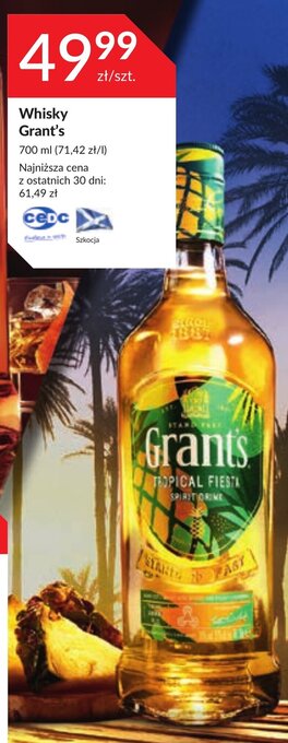 Stokrotka Whisky Grant's 700 ml oferta