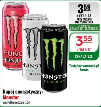 Eurocash Napój energetyczny: Monster 500 ml oferta