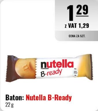 Eurocash Baton: Nutella B-Ready 22 g oferta