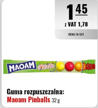 Eurocash Guma rozpuszczalna: Maoam Pinballs 32 g oferta