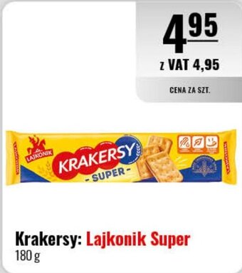Eurocash Krakersy: Lajkonik Super 180 g oferta