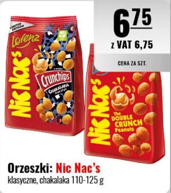 Eurocash Orzeszki: Nic Nac's 110-125 g oferta
