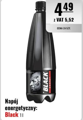Eurocash Napój energetyczny: Black 1 l oferta