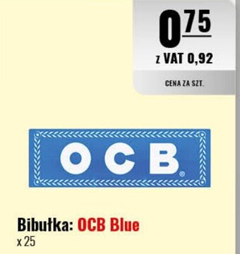 Eurocash Bibułka: OCB Blue x 25 oferta