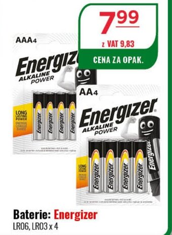 Eurocash Baterie: Energizer LR06, LR03 x 4 oferta