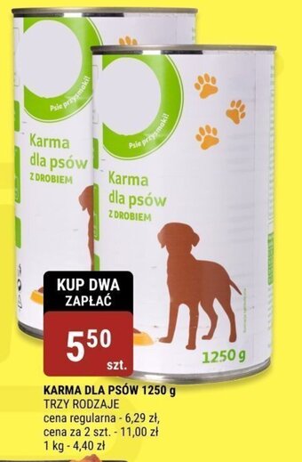 bi1 KARMA DLA PSÓW 1250 g oferta