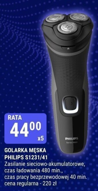 bi1 GOLARKA MĘSKA PHILIPS S1231/41 oferta