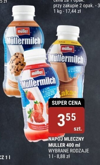 bi1 NAPÓJ MLECZNY MULLER 400 ml oferta