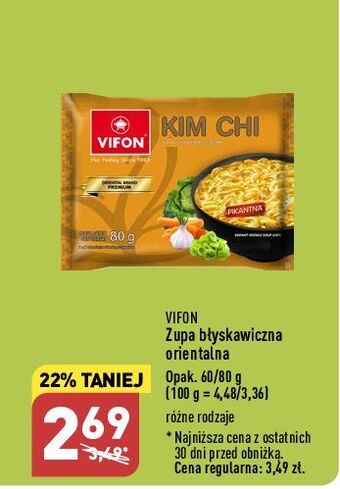ALDI Zupa kim chi vifon oferta