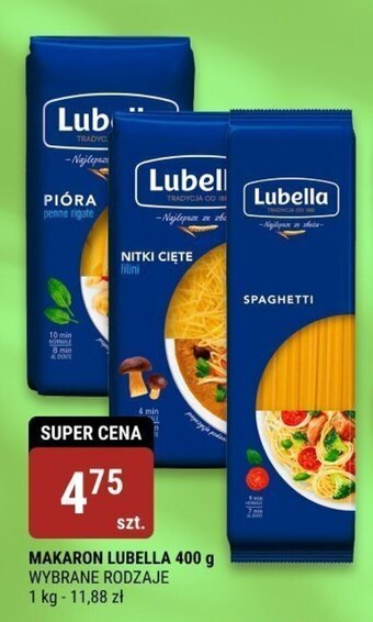 bi1 MAKARON LUBELLA 400 g oferta