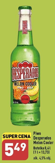 Melon cooler piwo - Desperados