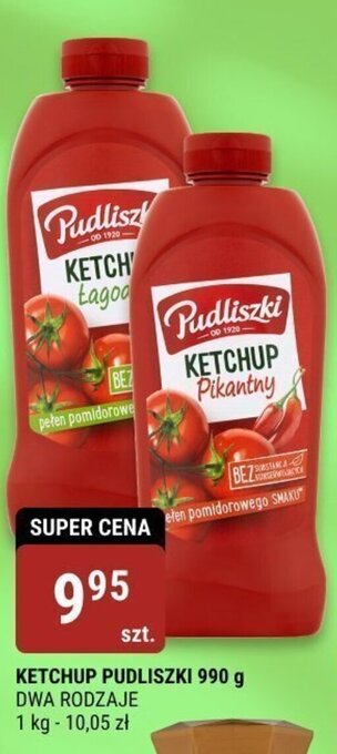 bi1 KETCHUP PUDLISZKI 990 g oferta