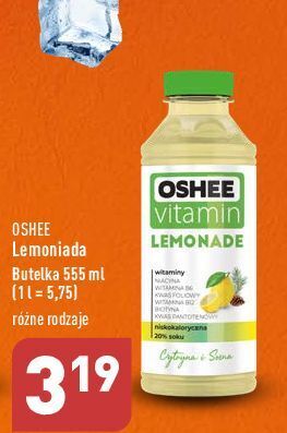 ALDI Napój cytryna i sosna oshee vitamin lemonade oferta