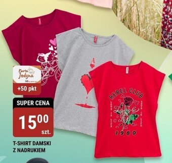 bi1 T-SHIRT DAMSKI Z NADRUKIEM oferta