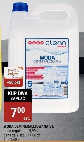 bi1 WODA DEMINERALIZOWANA 5 L oferta