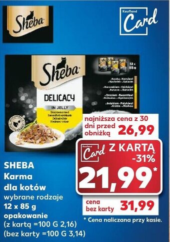 Kaufland SHEBA Karma dla kotów 12 x 85 g oferta