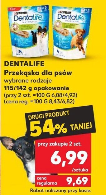Kaufland Dentalife Przekąska dla psów 115/142 g oferta