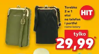 Kaufland Torebka 2 w 1 etui na telefon i portfel oferta