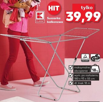 Kaufland Suszarka balkonowa oferta