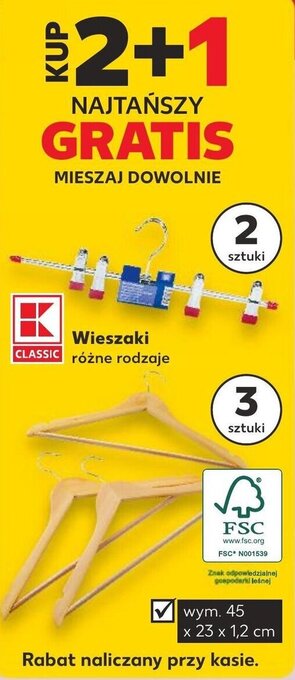 Kaufland Wieszaki oferta