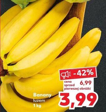 Kaufland Banany luzem 1 kg oferta