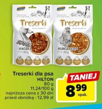Carrefour Market Treserki dla psa HILTON 80 g oferta