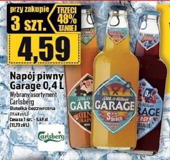 Topaz Napój piwny Garage 0,4 L oferta