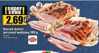 Topaz Boczek duński parzony/ wędzony 100 g oferta