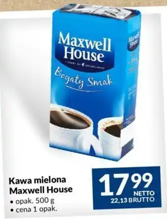 Makro Kawa mielona Maxwell House 500g oferta