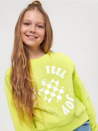 Sinsay Bluza z nadrukiem oferta