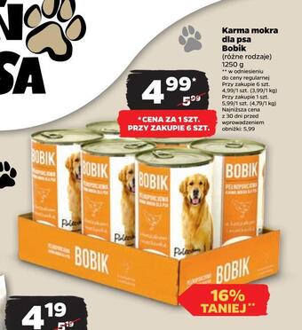 Netto Karma mokra dla psa bobik oferta