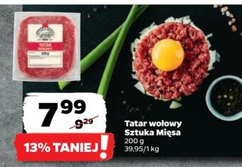 Netto Tatar wołowy sztuka mięsa oferta