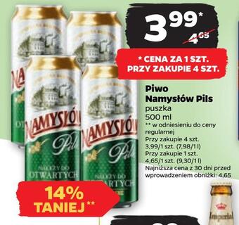 Netto Piwo namysłów pils oferta