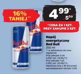 Netto Napój energetyczny red bull oferta