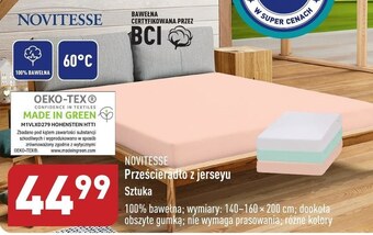 ALDI Prześcieradło novitesse oferta