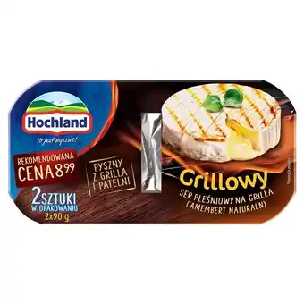 Delikatesy Centrum Hochland grillowy ser pleśniowy na grilla camembert naturalny 180 g (2 x 90 g) oferta