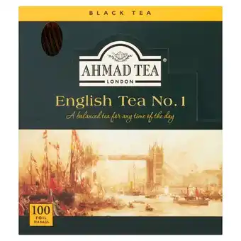 Makro Ahmad tea english tea no. 1 herbata czarna 200 g (100 kopert aluminiowych) oferta