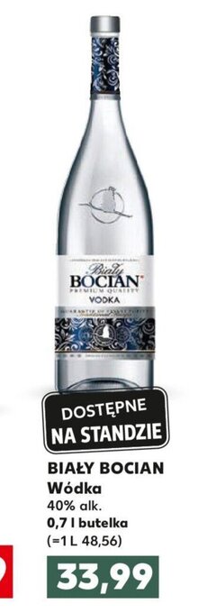 Kaufland Biały Bocian wódka 40% 0,7l oferta
