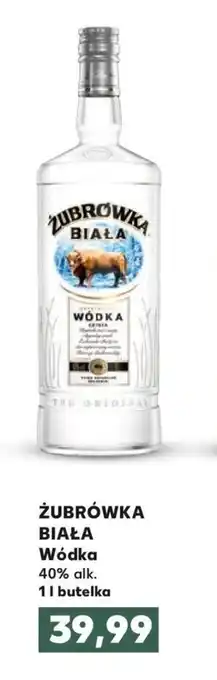 Kaufland Żubrówka Biała wódka 40% 1l oferta