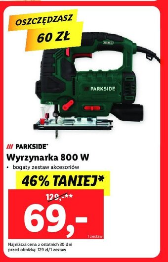 Lidl Wyrzynarka 800 w oferta