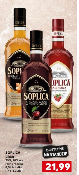 Kaufland Soplica Likier 25%, 28% 0,5l oferta