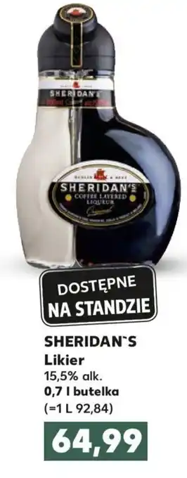 Kaufland Sheridan's likier 15,5% 0,7l oferta