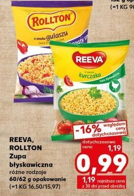 Zupa o smaku kurczaka reeva